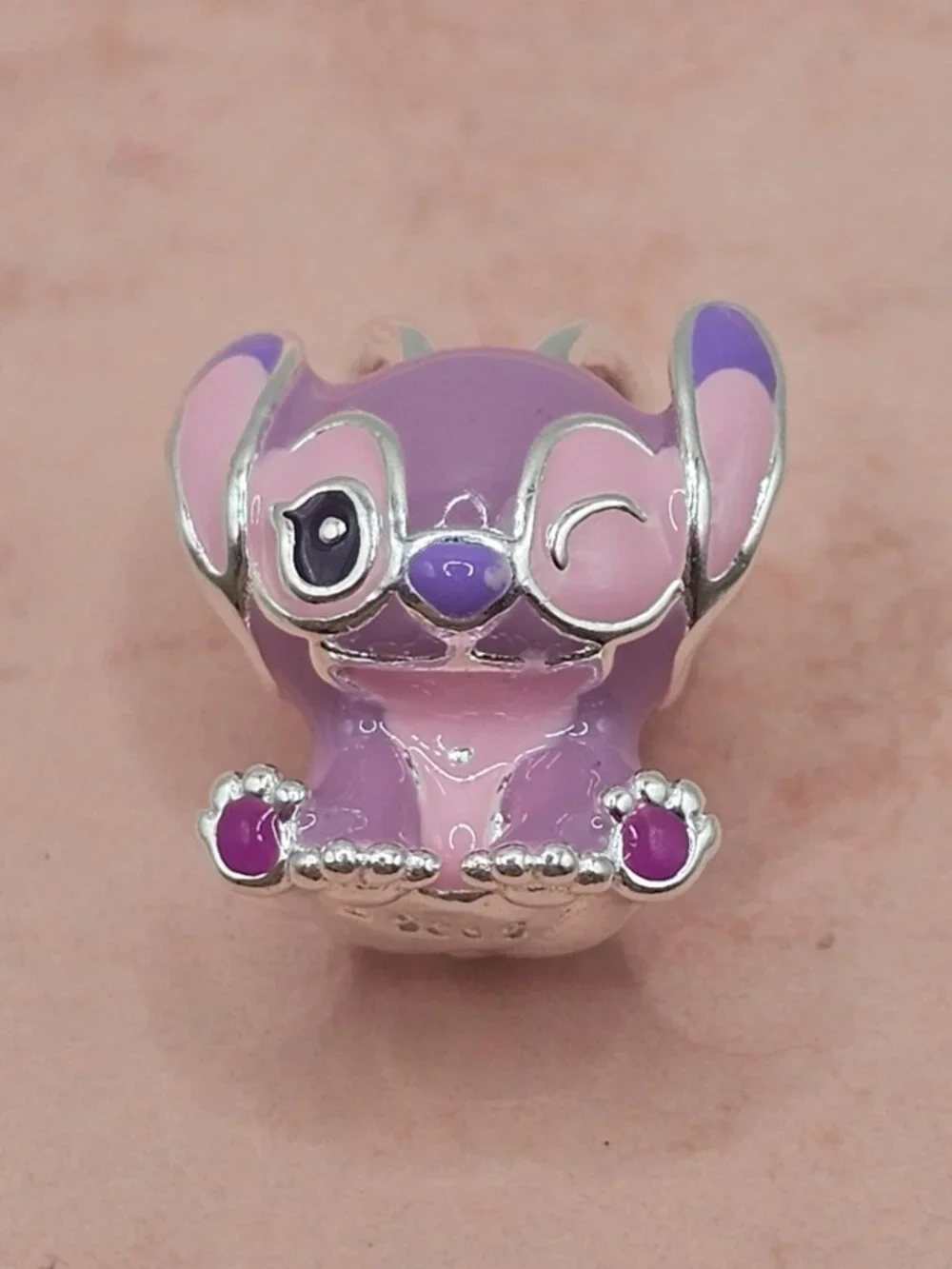 Sterling Silver 925 Disney Full-Body Angel from Stitch Charm